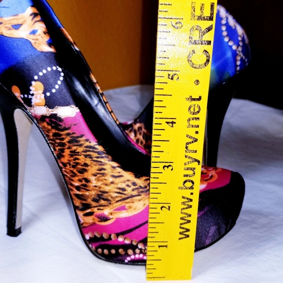 Aldo RARE Platform Satin High Heels - Picture 4 of 8